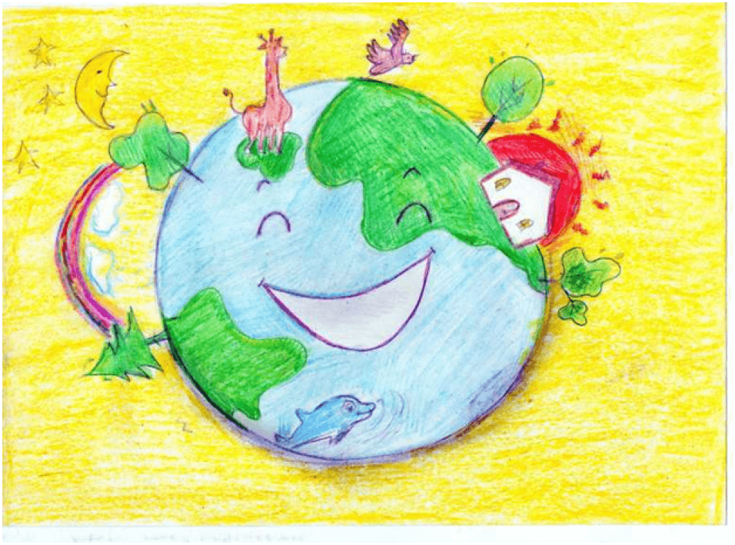 Рисунок на тему наш общий дом. Земля рисунок. Рисунок зеленая Планета. Рисунок на тему день земли. Земля рисунок для детей.