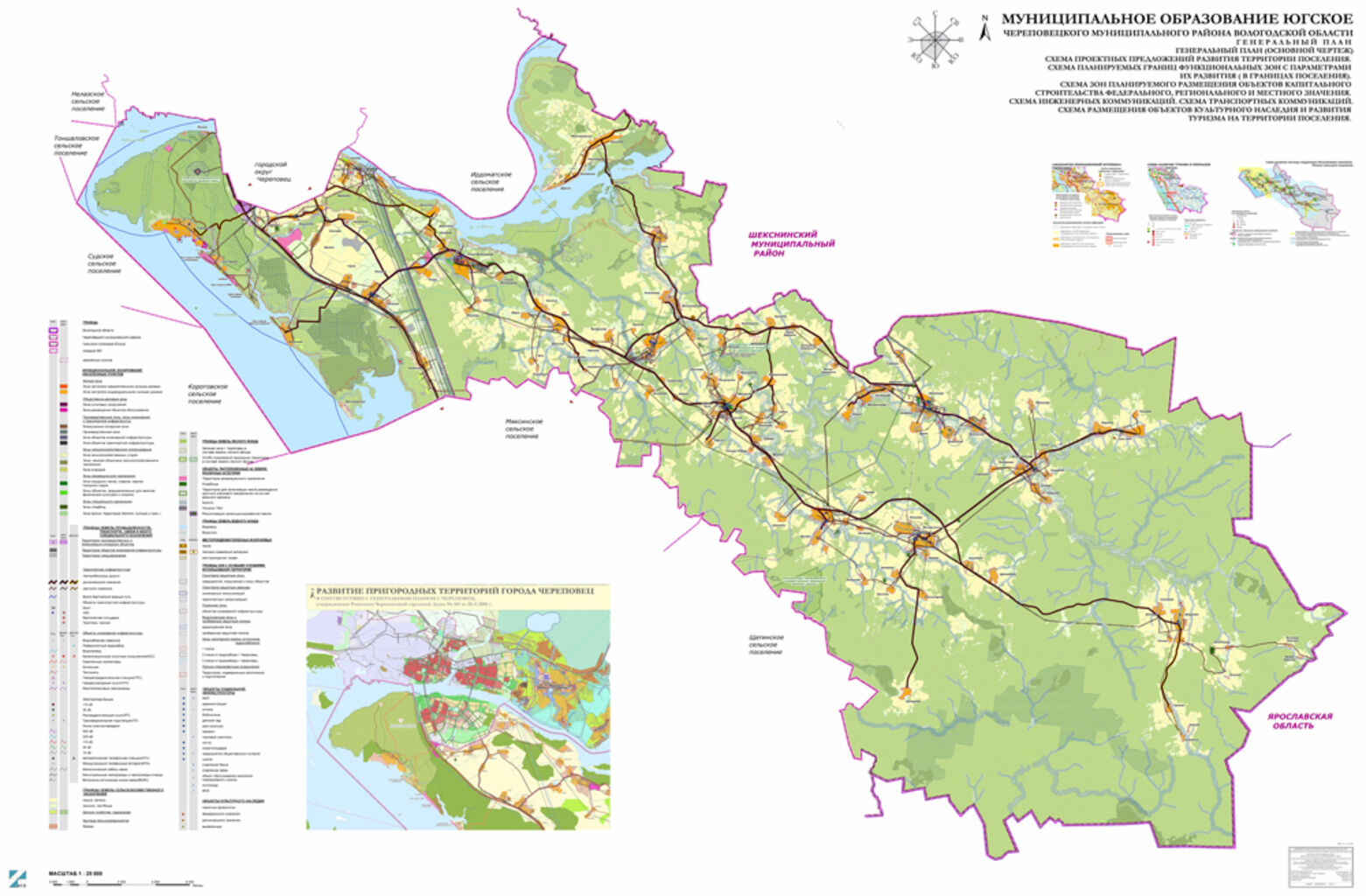 Карта кич городецкого района