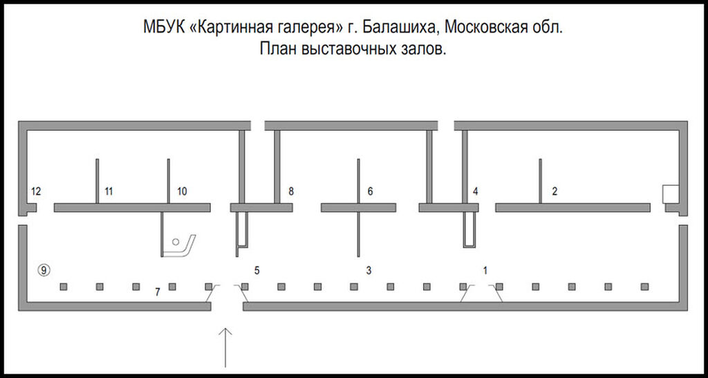 Музей план 1 этажа