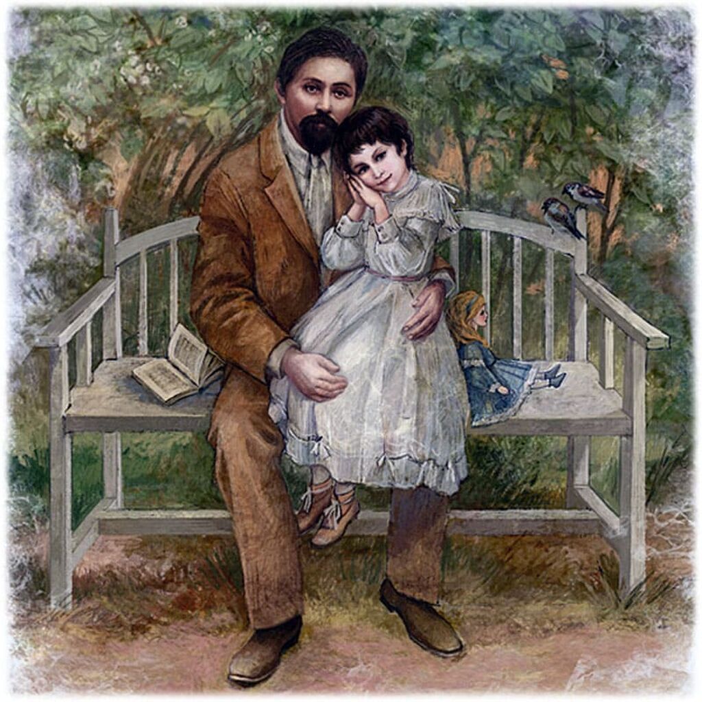 Мамин Сибиряк с дочерью