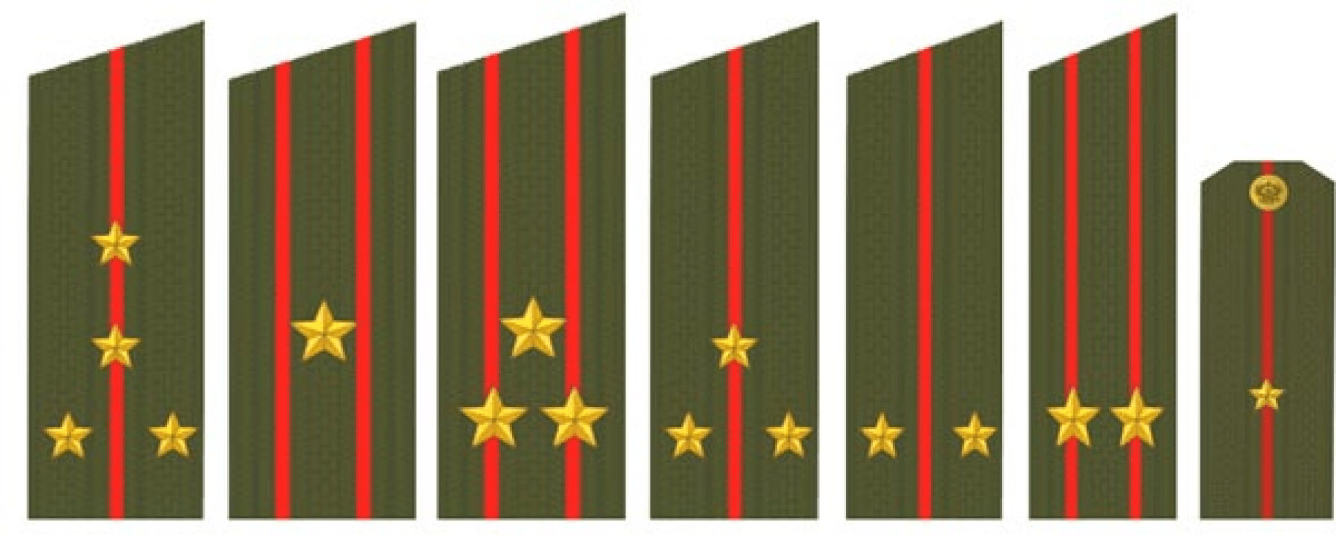 Погон лейтенанта Вооруженных сил России